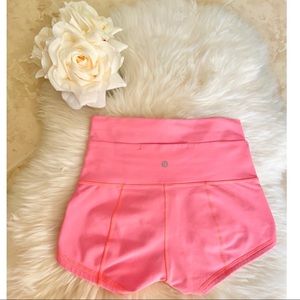 Lululemon Pink Booty Shorts Size 6